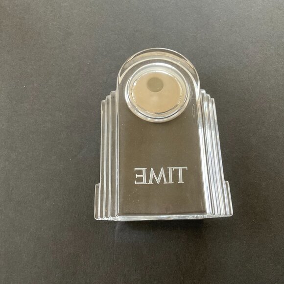 WATERFORD Clock Engraved with TIME on it.  EUC - Picture 4 of 5